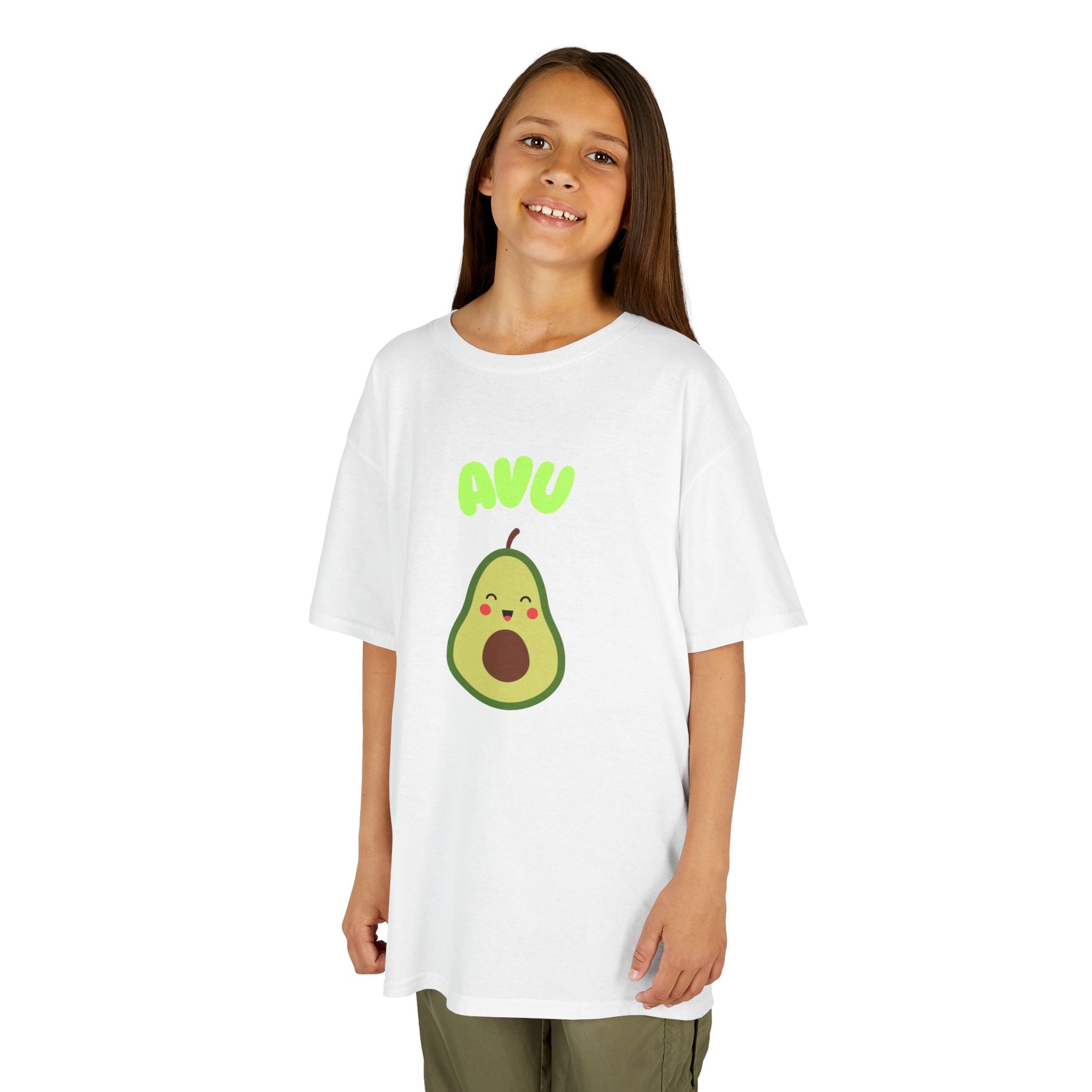 Adorable Avocado Kids Tee, Fun Kids Clothing, Cute Fruit T-Shirt, Gift for Kids, Casual Summer Wear, Funny Kids Apparel