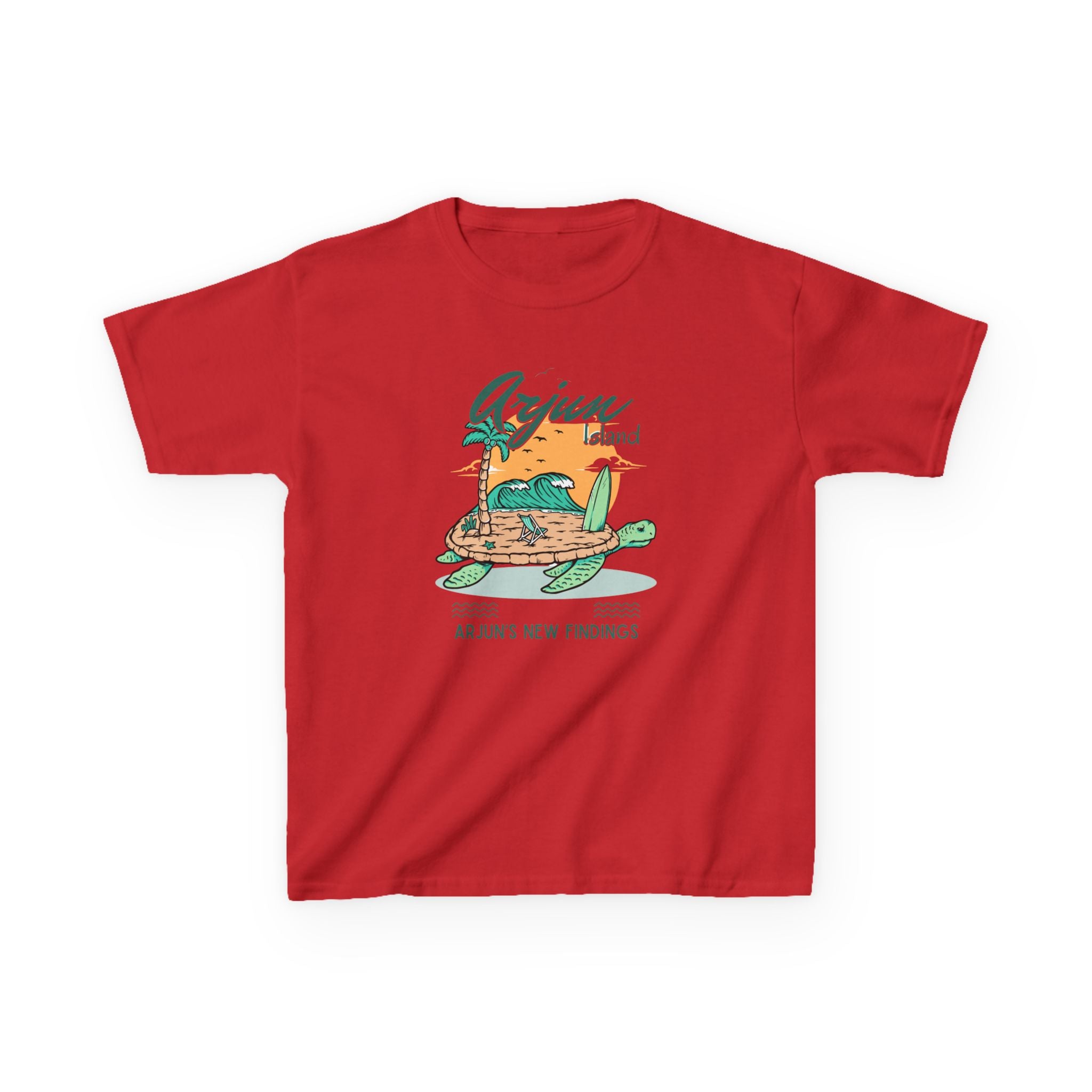 Kids T-Shirt with Turtle Design - Fun Beach Vibe, Perfect for Summer Adventures, Gifts for Young Ocean Lovers, Birthday, Vacation