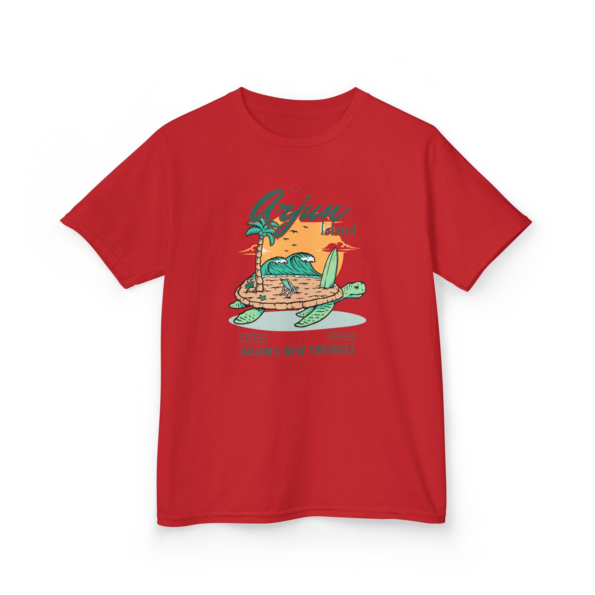 Kids T-Shirt with Turtle Design - Fun Beach Vibe, Perfect for Summer Adventures, Gifts for Young Ocean Lovers, Birthday, Vacation