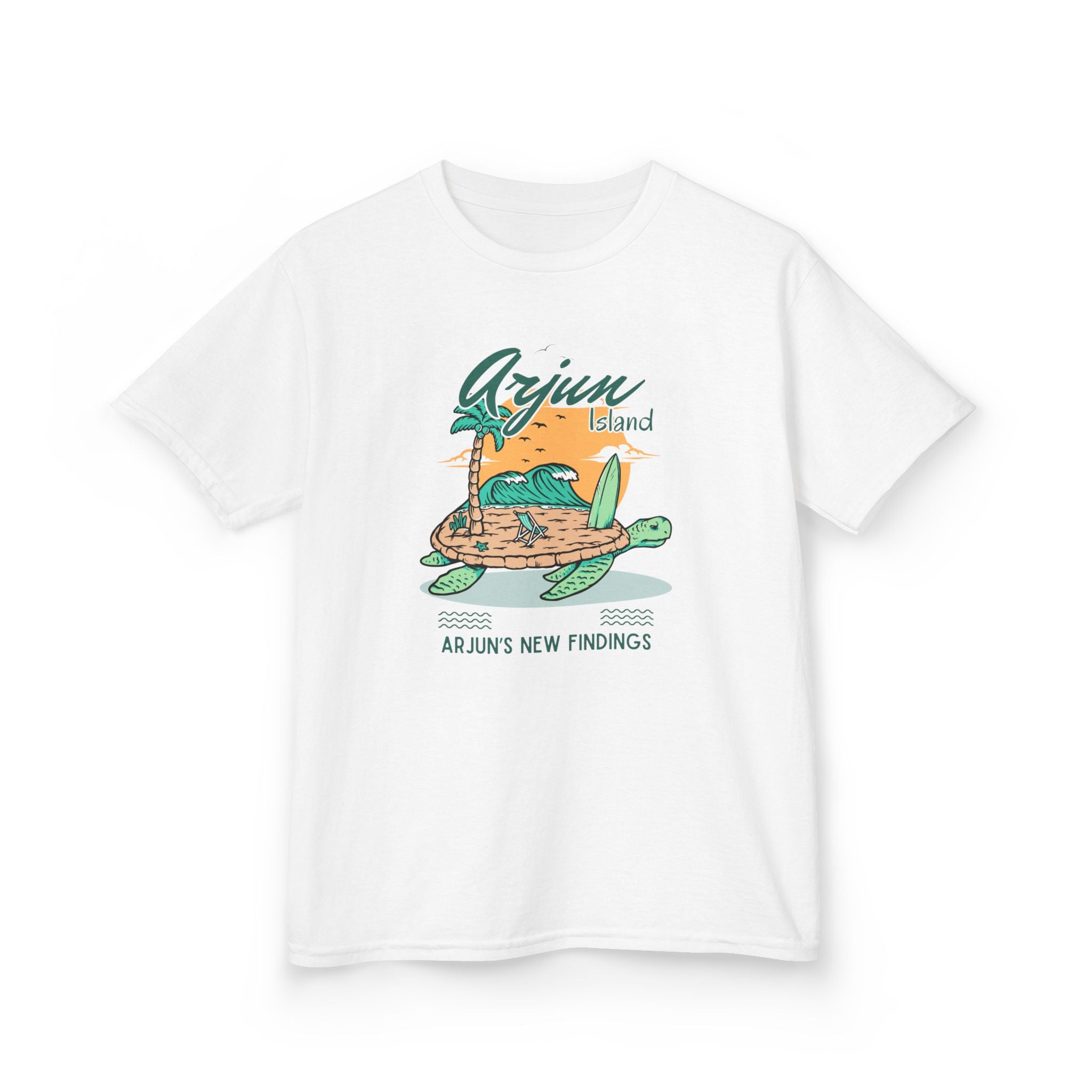 Kids T-Shirt with Turtle Design - Fun Beach Vibe, Perfect for Summer Adventures, Gifts for Young Ocean Lovers, Birthday, Vacation