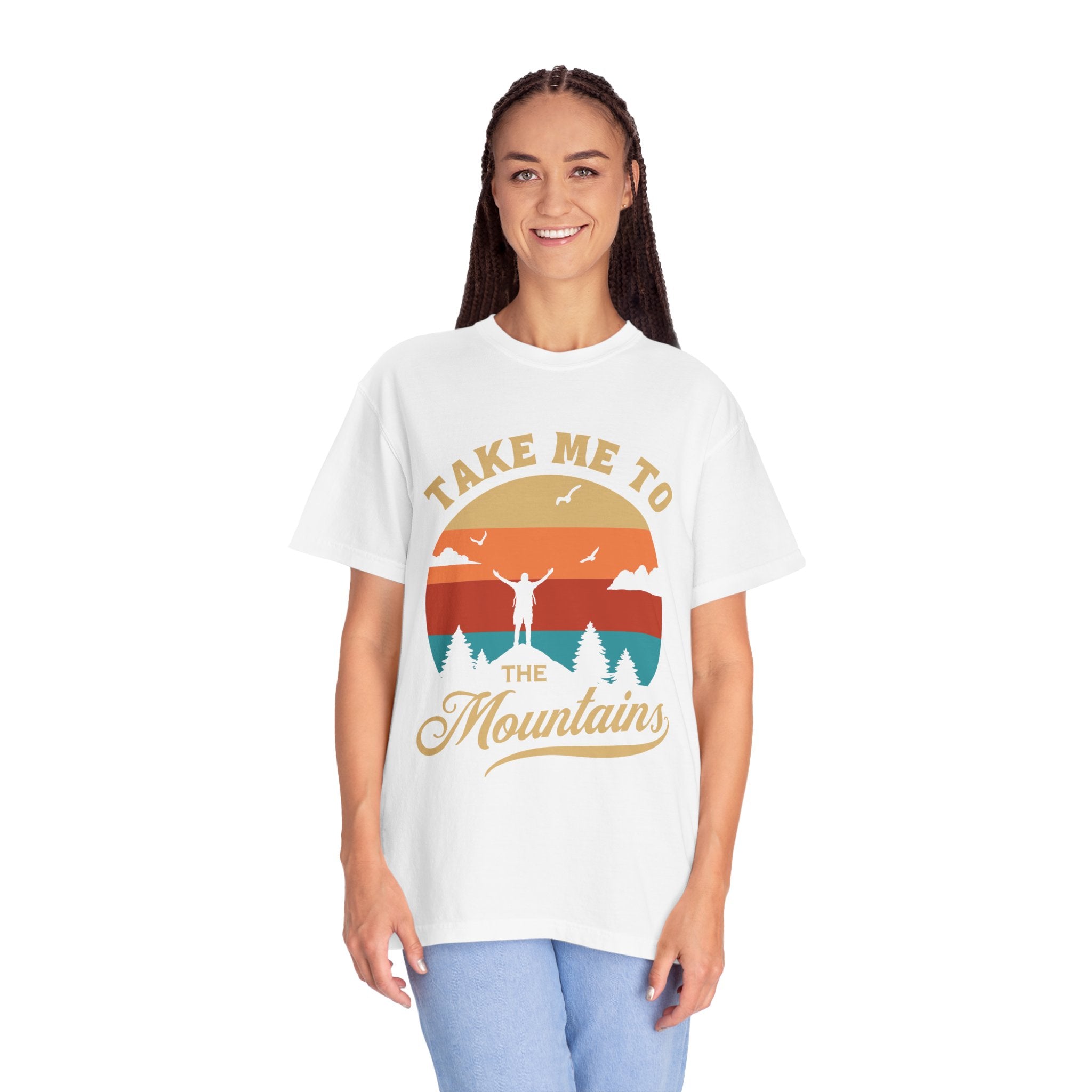 Mountain Adventure Unisex T-Shirt | Outdoor Lover Tee, Nature Gift, Travel Shirt, Camper Outfit, Hiking Apparel