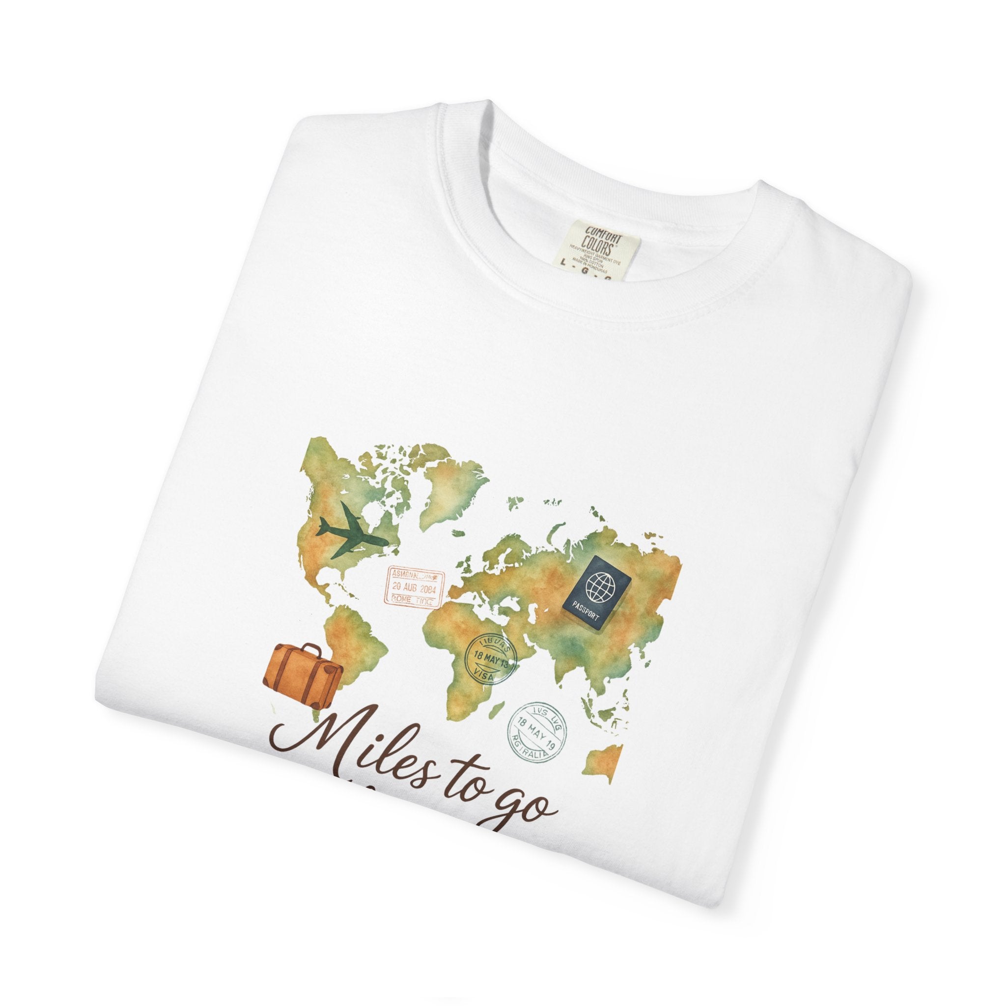 Adventure T-Shirt - Travel Inspired Tee, Miles to Go Before I Sleep, Perfect for Wanderlust Lovers, Great Gift for Adventurers, Ideal [...]