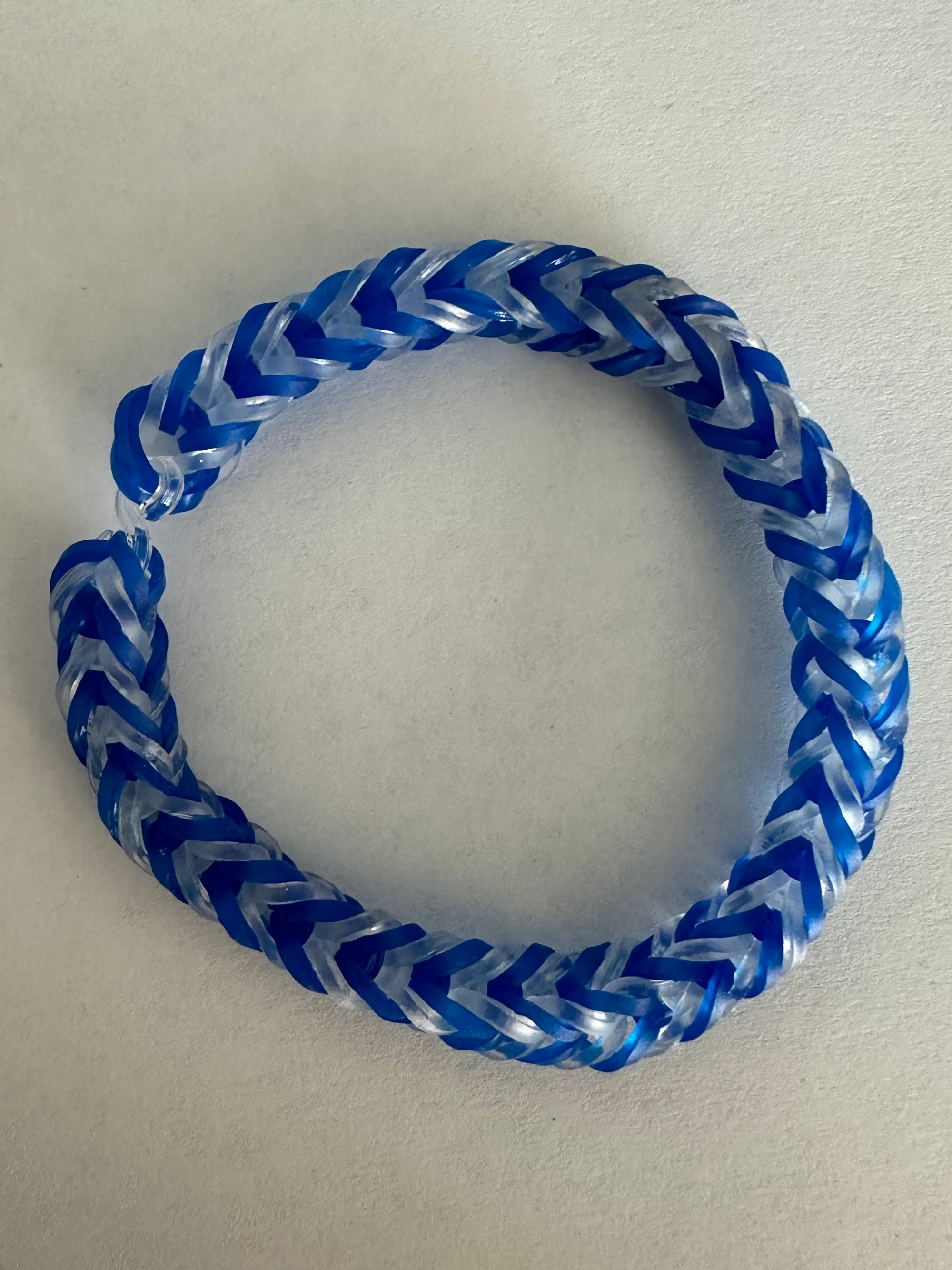 Bracelet -Blue and Transparent