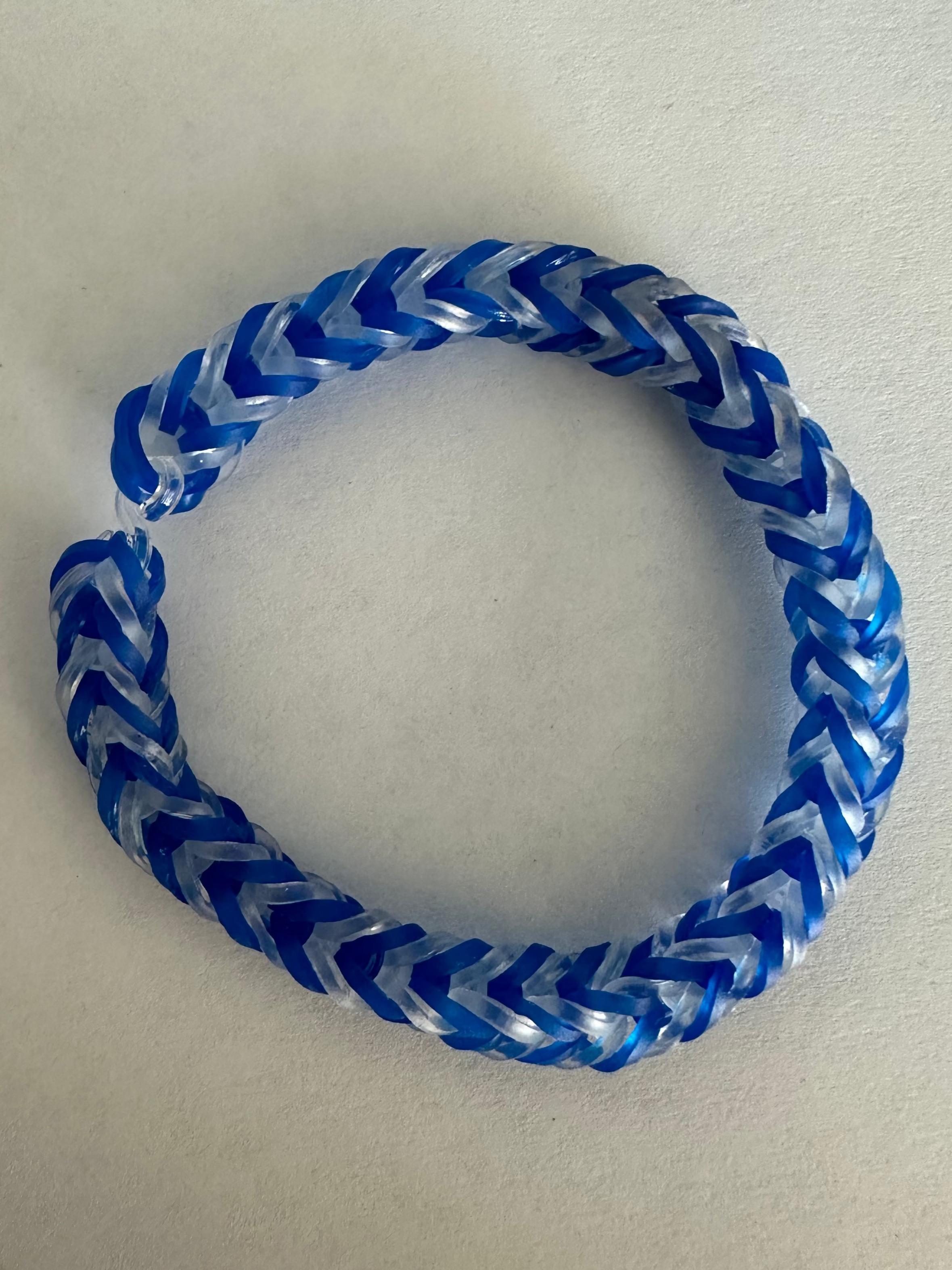 Bracelet -Blue and Transparent